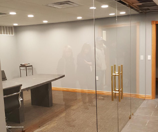 Glass Partition Installation: Novi, MI | Glass Works - partition